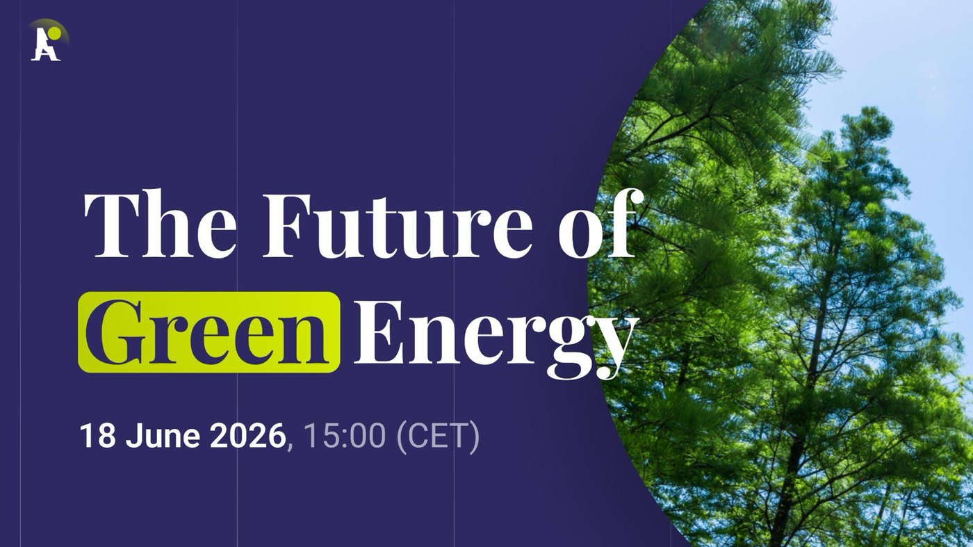 Title slide of The Future of Green Energy webinar